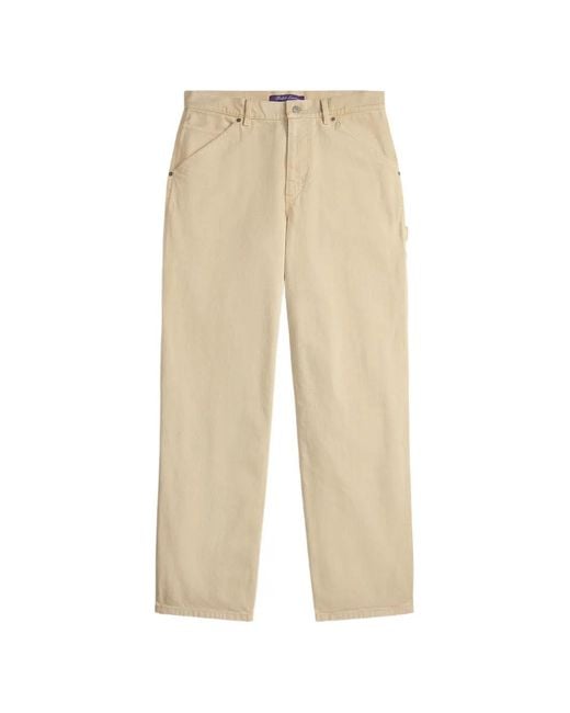 Ralph Lauren Natural Zip-Fastening Straight-Leg Jeans for men