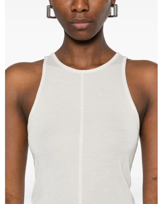 Thom Krom Geribbelde Tanktop in het White