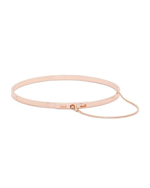 Eddie Borgo White Thin Safety Chain Choker