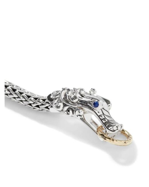 John Hardy Metallic 18Kt Legends Naga Bracelet