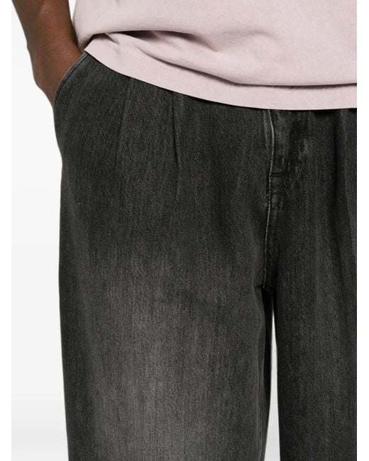 Rossi Gray Noa Pleated Jeans