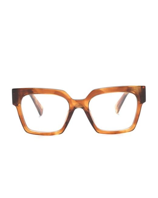 Miu Miu Brown Mu04Uv Vista Brille