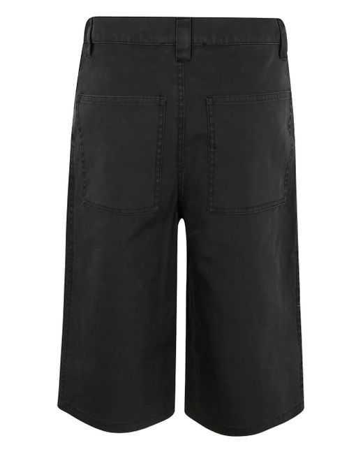 OAMC Black Peacemaker Knee-Length Shorts