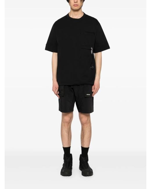 Spoonyard Black Solotex 3D Patch Pockets Shorts