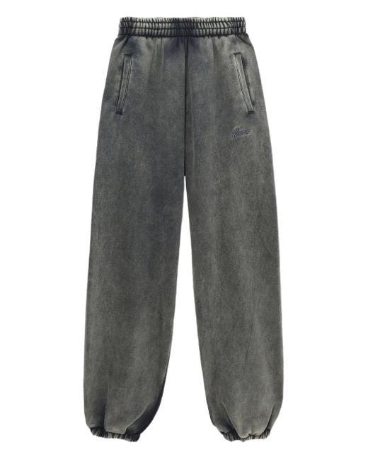 Pantaloni Con Orli Elasticizzati di we11done in Gray