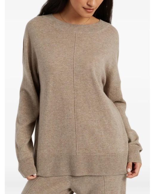 Chinti & Parker Natural Pullover Mit Ziernähten