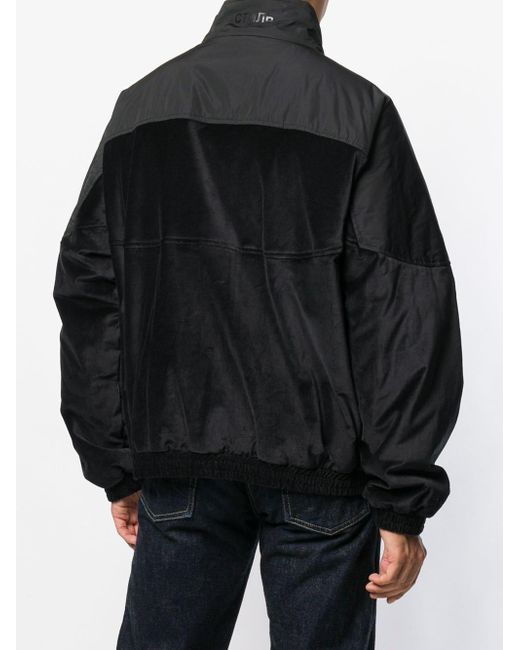 Heron Preston Cotton Front Zip Sports Jacket in Black for Men - Lyst