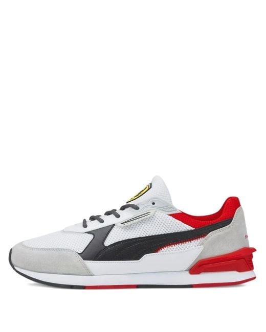 PUMA X Scuderia Ferrari Low Racer Sneakers in White für Herren