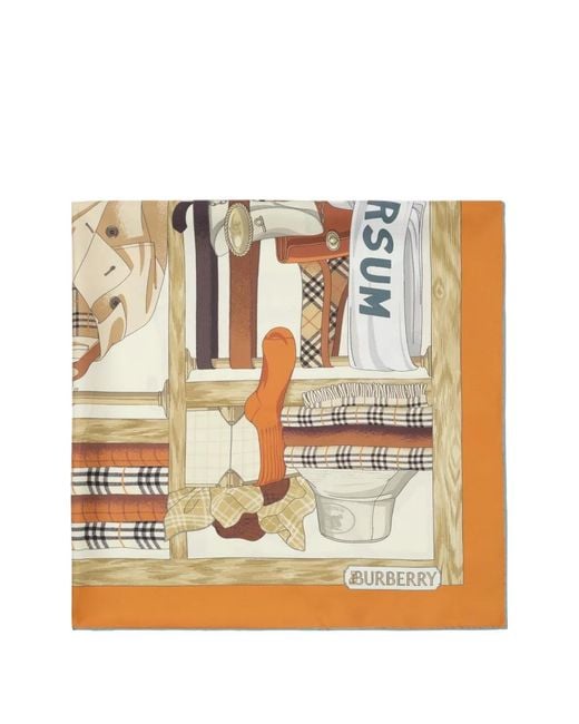 Burberry Metallic Wardrobe Seidenschal