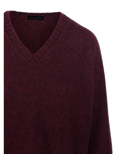 Roberto Collina Vネック セーター Purple