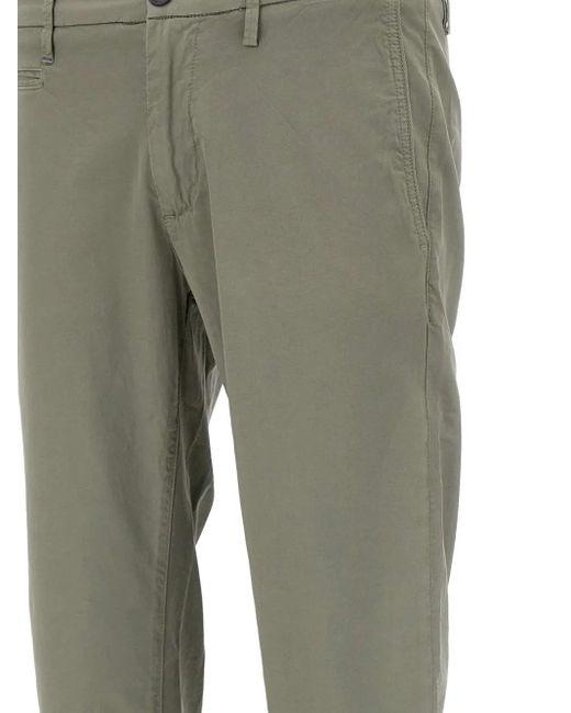 Re-hash Gray Logo-Patch Trousers for men