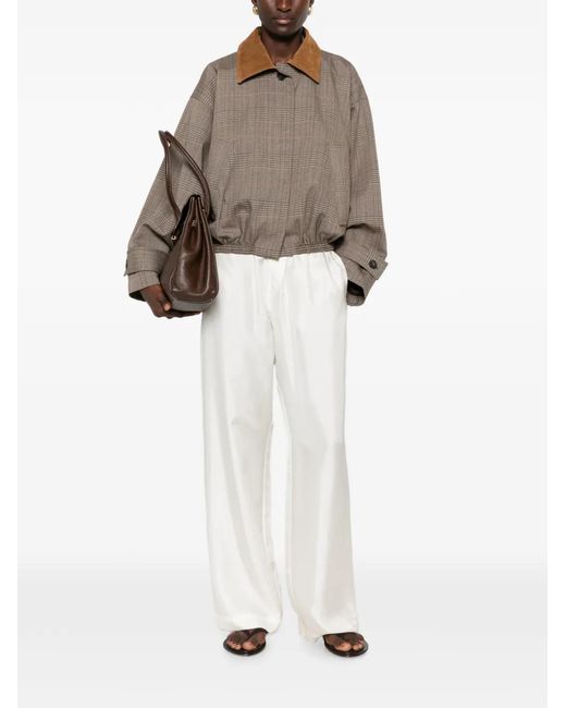 Rohe Brown Suede-Collar Jacket