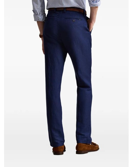 Polo Ralph Lauren Blue Manhasset Classic Fit Chinos Trousers for men