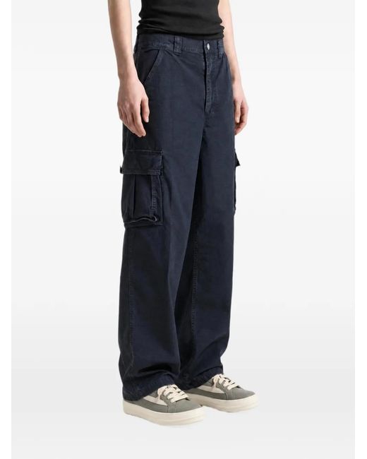 ERL Blue Ripstop Cargo Pants