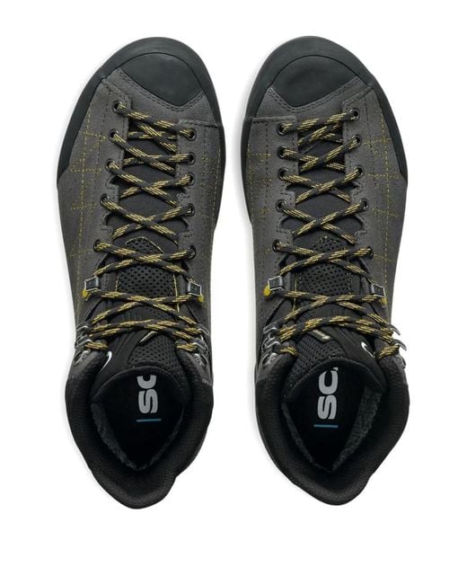 SCARPA Black Logo-Print Hiking Boots