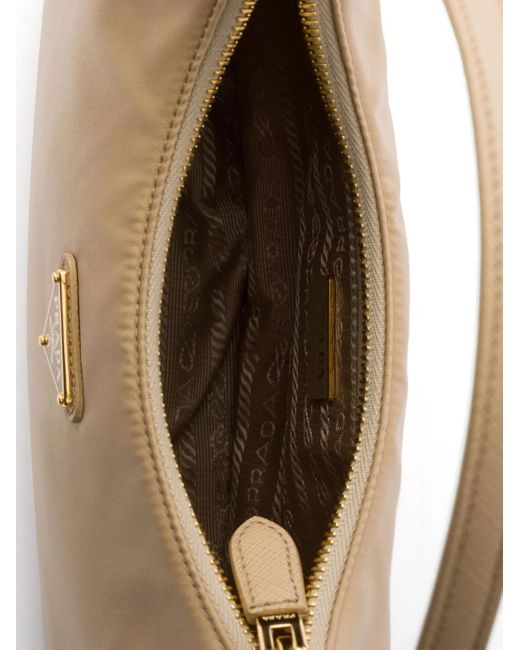 Prada Natural Mini Re-Edition Shoulder Bag
