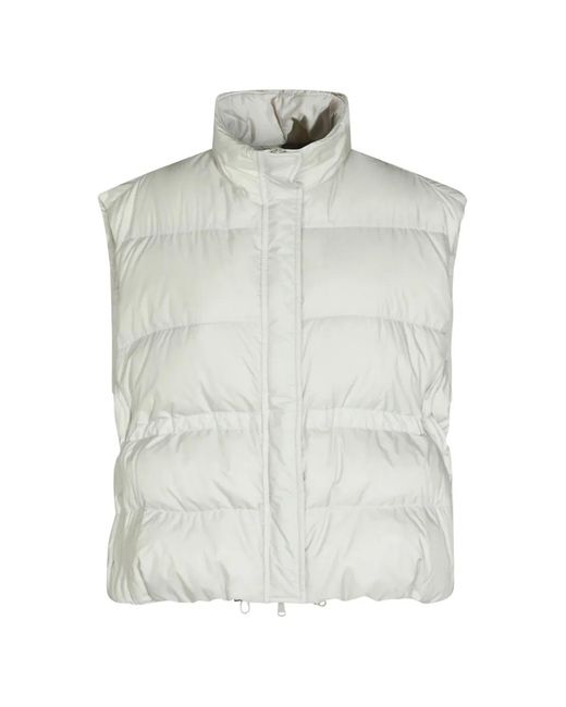 Brunello Cucinelli White Quilted Gilet