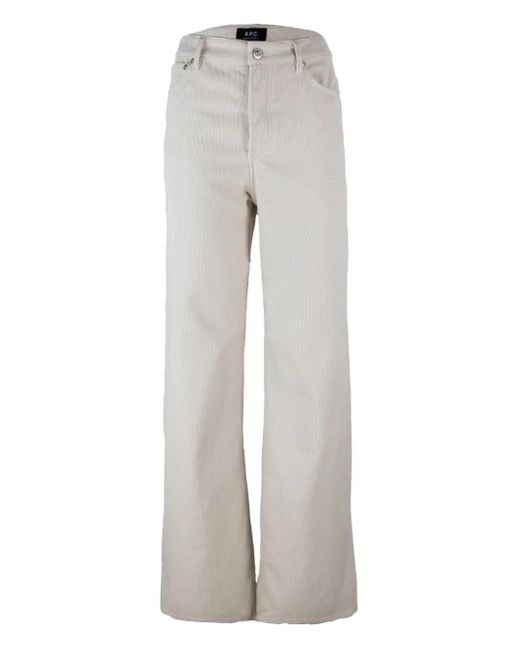 A.P.C. Gray Hose aus Cord