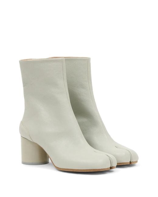 Maison Margiela White Split-Toe Boots