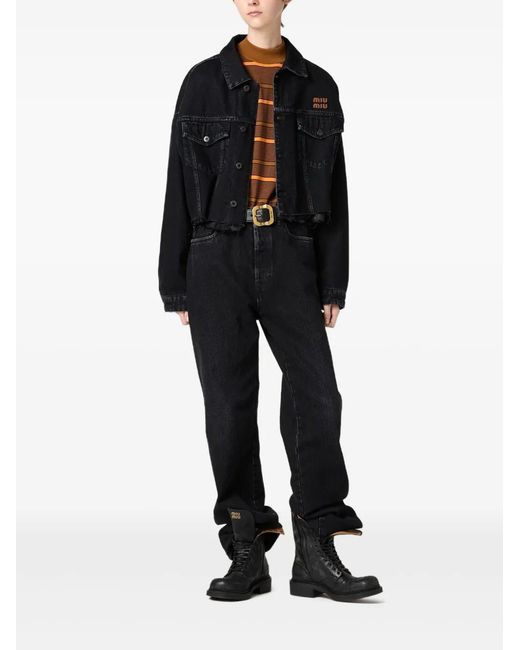 Miu Miu Black Denim Jacket