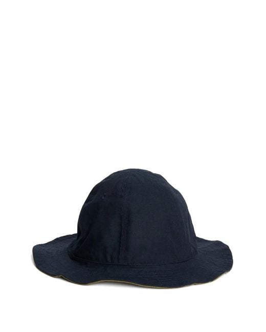 メンズ Margaret Howell リバーシブル バケットハット ブルー | Lyst