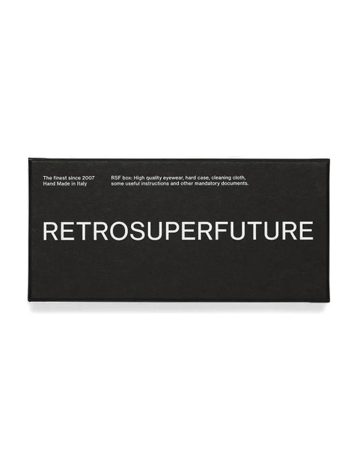 Retrosuperfuture Black Vico Pilot-Frame Sunglasses