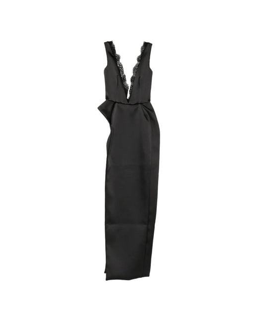 Isabel Sanchis Black Edo Dress