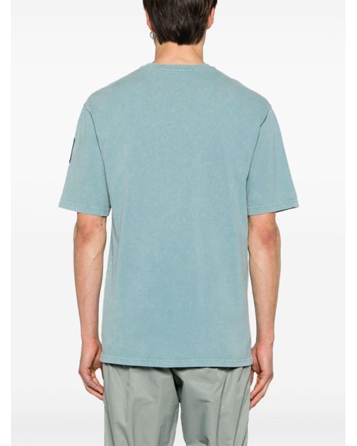 Camiseta Overdye con logo estampado A_COLD_WALL* de hombre de color Blue
