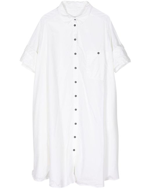 Rundholz White Poplin Midi Dress