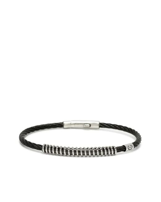 Charriol White Celtic Gentleman Driver Bracelet for men