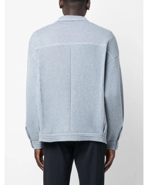 Barrie Blue Oversized Denim Jacket for men