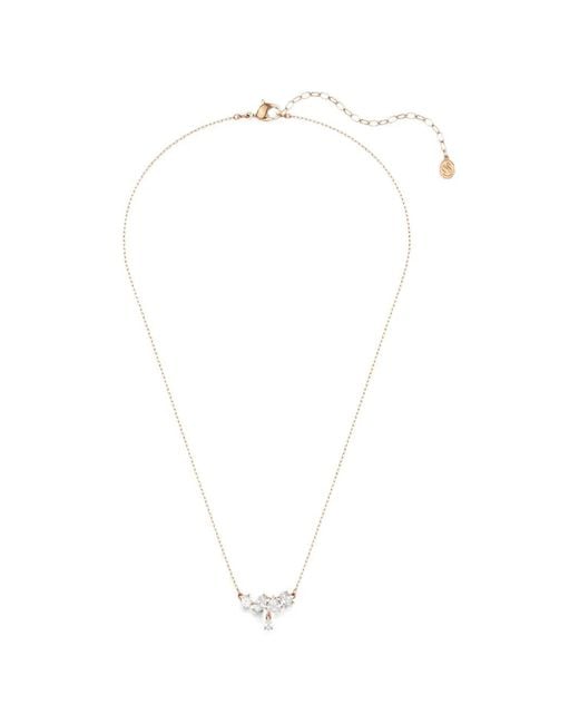 Swarovski White Mesmera Crystal-Embellished Drop Necklace