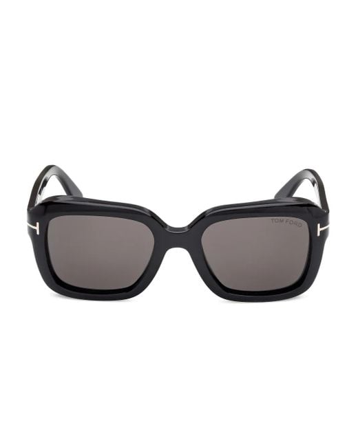 Tom Ford Gray Square-Frame Sunglasses