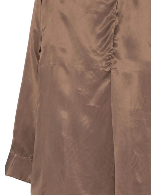 Ruohan Brown Brac Blouse