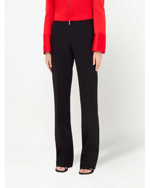Ferragamo Blue Gerade Hose Mit Bügelfalten