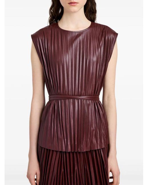 Top Lyra Con Cinturón Proenza Schouler de color Purple