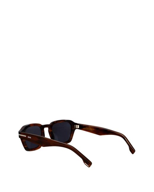 Boss Black Logo Square-Frame Sunglasses for men