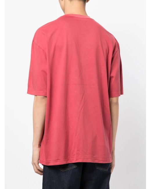 Feng Chen Wang T-Shirt Mit Logo-Print in Red für Herren