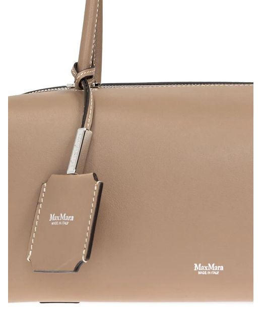 Max Mara Natural Holdallstring Shoulder Bag