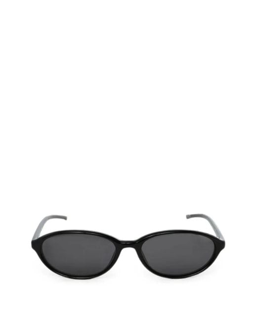 Chimi Black Ellipse Geometric-Frame Sunglasses
