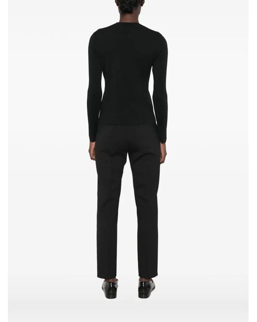 Max Mara Black Long-Sleeve Jumper