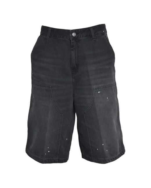 Carhartt Gray Nixon Double-Knee Shorts