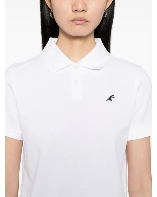 Polo Dino À Broderies SPORT b. by agnès b. en coloris White