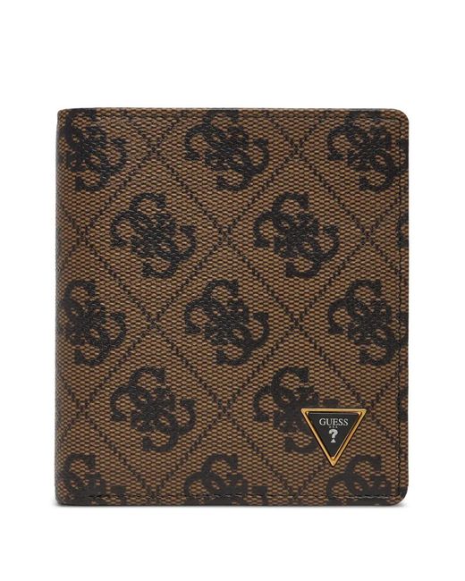 Guess Brown Portefeuille Milano À Logo 4G for men