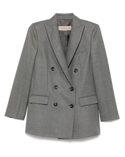 Blanca Vita Gray Gloxy Blazer