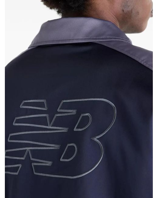 New Balance Blue Sport Legacy Stadium Jacket for men