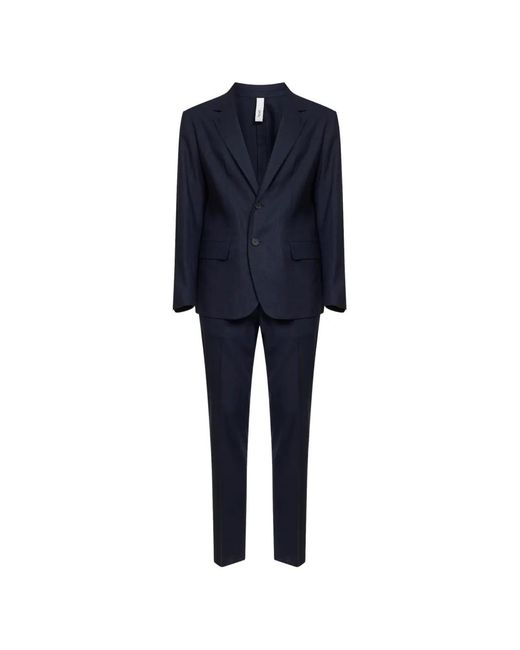 Hevò Blue Galatina Single-Breasted Suit for men