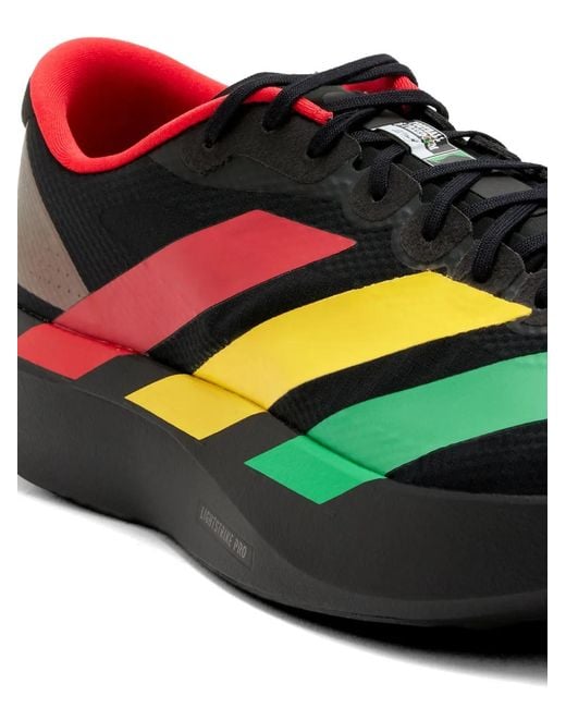 Adidas Black X Bob Marley Adizero Evo Sl Sneakers for men