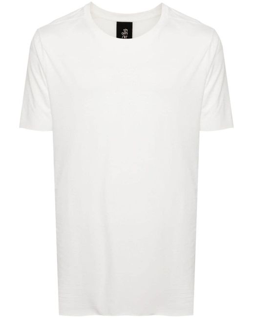 Thom Krom T-Shirt mit Kontrasteinsatz in White für Herren