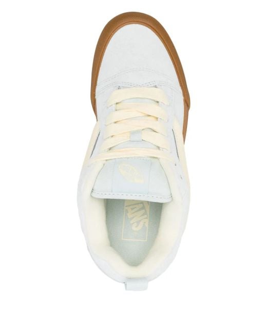 Vans White Knu Skool Sneakers